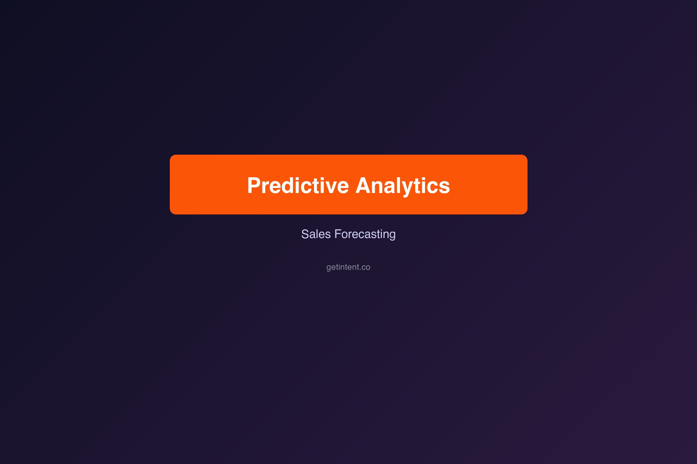 Predictive Analytics for Sales: Forecasting Success with Data Science